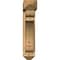 Ekena Millwork Olympic Arts and Crafts Rough Sawn Bracket w/ Offset Brace, Western Red Cedar, 6"W x 24"D x 28"H BKT0604X24X28OLY03RWR - alternate 2